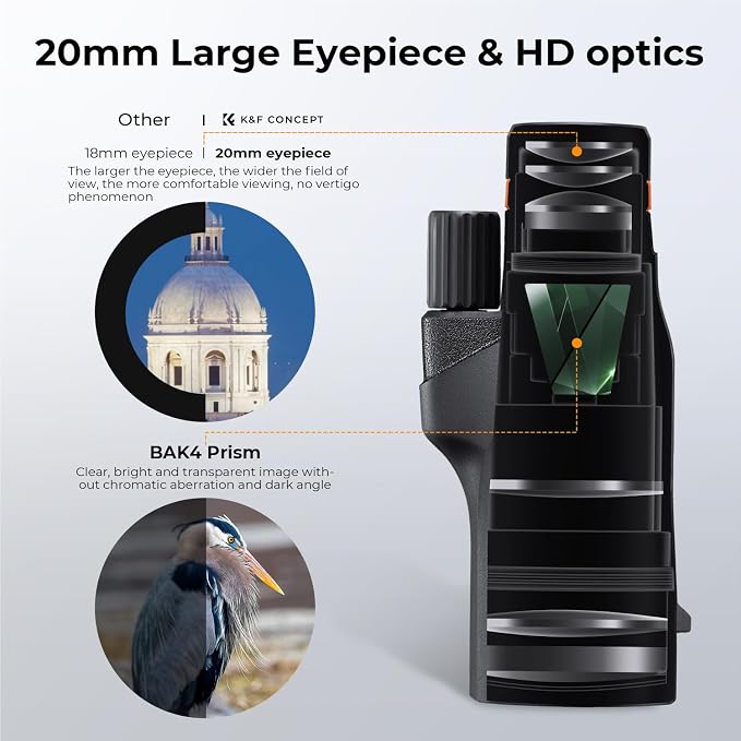 K&F Concept® 80x100 Monocular-Telescope - Image 4