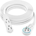 Maximm Cable 25 Ft 360° Rotating Flat Plug Extension Cord/Wire, 16 AWG Multi 3 by MaximmCable