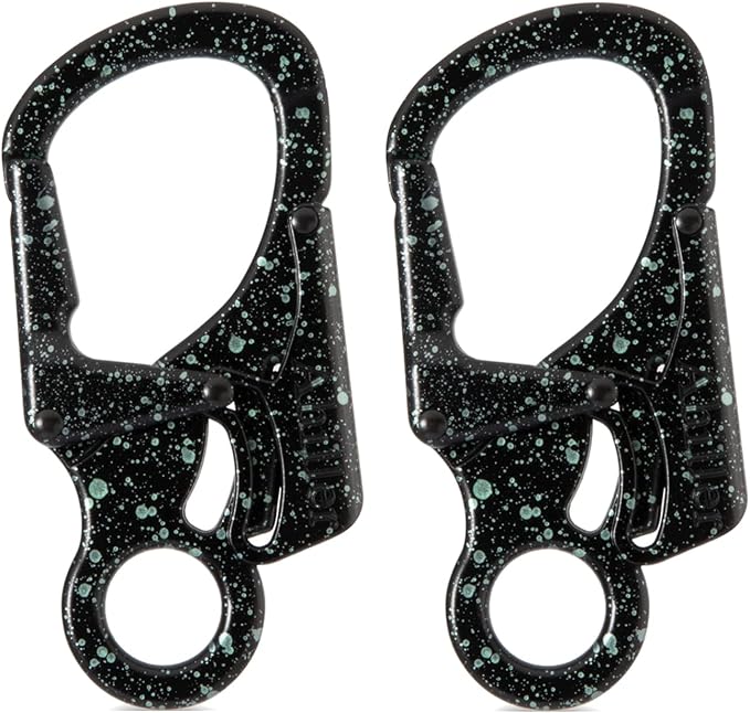 Ahiller Carabiner Clip, Double Anti-Misopening Locking Design, Key Ring Clip by Ahiller