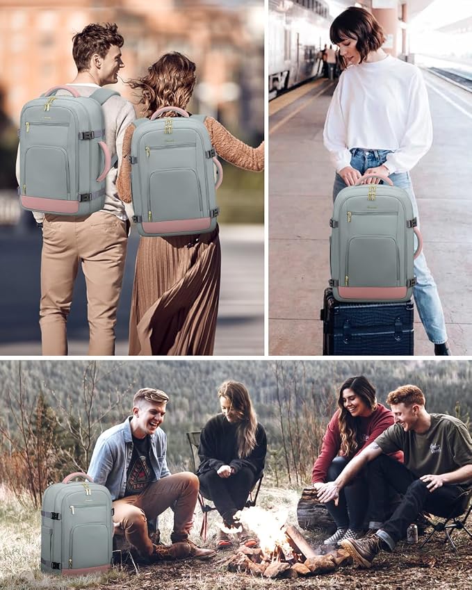 LOVEVOOK 40L Travel Backpack for Women Flight Approved, Carry on Backpack for - Image 9