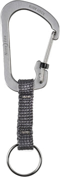 Nite Ize SlideLock Key Ring, Aluminum Locking Carabiner Key Chain by Nite+Ize