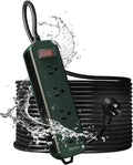 Outdoor Power Strip Weatherproof, 50 FT Extension Cord, Diivoo Waterproof Surge by Diivoo