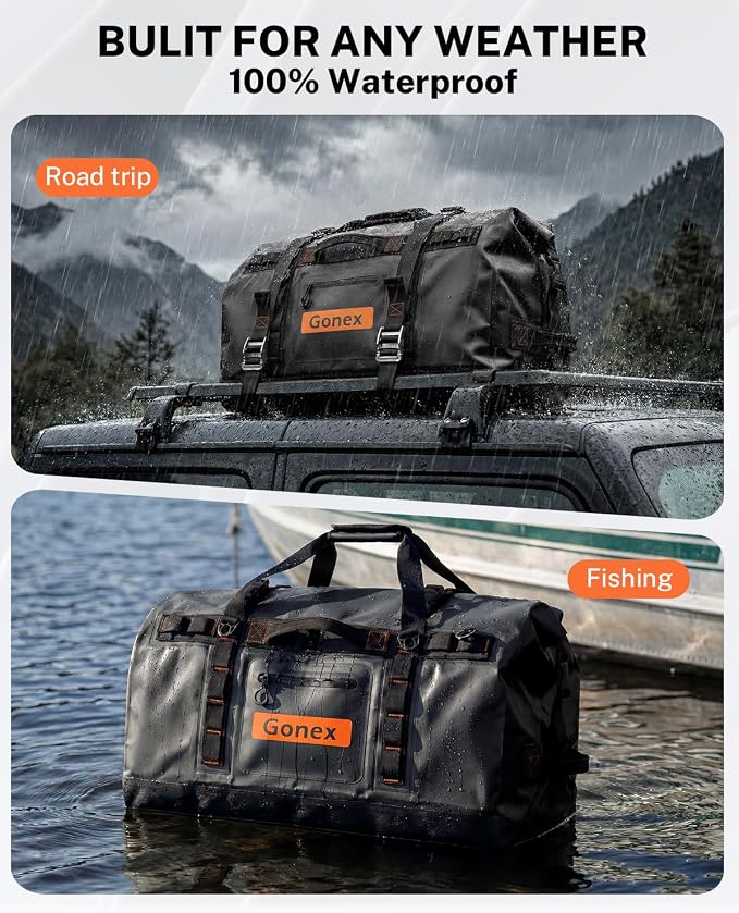 Gonex Waterproof Duffel Bag, 150L Heavy Duty Dry Duffle Bag - Image 3