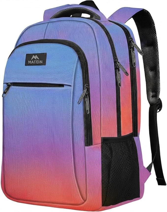 MATEIN Fashion Laptop Backpack 15.6 Inch, Anti Theft Slim Travel Backpack - Image 8