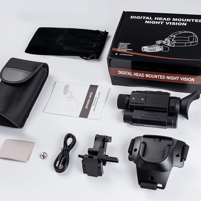 Head-Mounted Night Vision Monocular Digital Infrared Monocular - Image 5