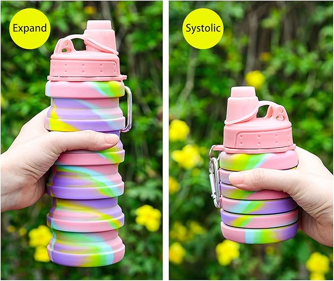 Collapsible Water Bottles Travel water bottle Sports Portable Sport Water - Image 4