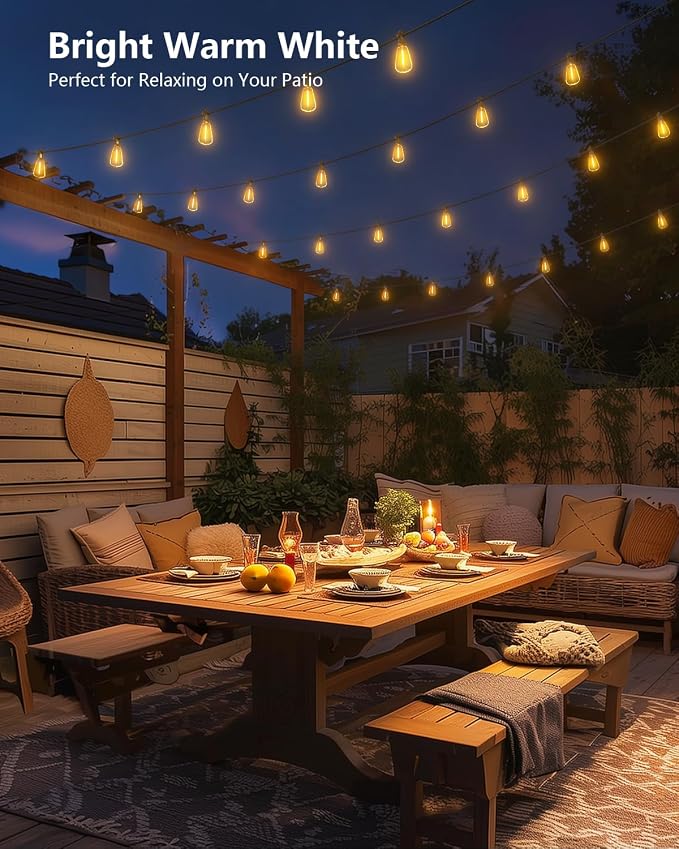 Brightown 175FT Solar String Lights Outdoor Waterproof - Image 8