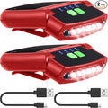 Mudder LED Clip on Cap Lights USB Rechargeable Cap Flashlight Clip Waterproof by Mudder