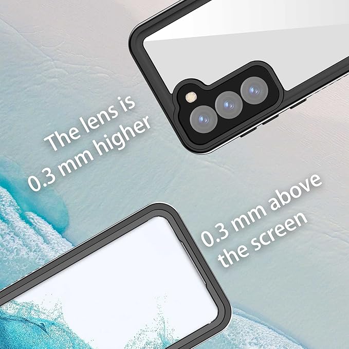 for Samsung Galaxy S22 Case, IP68 Waterproof Dustproof Case, Full Body Heavy - Image 4