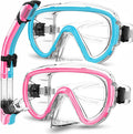 Bairuifu 2-Pack Snorkel Gear for Adults | Enhanced Anti-Fog & Anti-Leak by BAIRUIFU