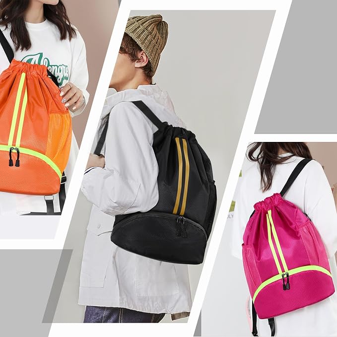 Hoedia Sports Drawstring Backpack - Image 6