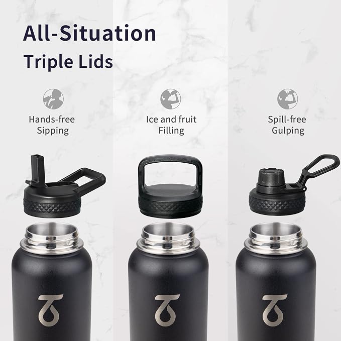 Trebo 40oz Water Bottle Insulated - Image 3