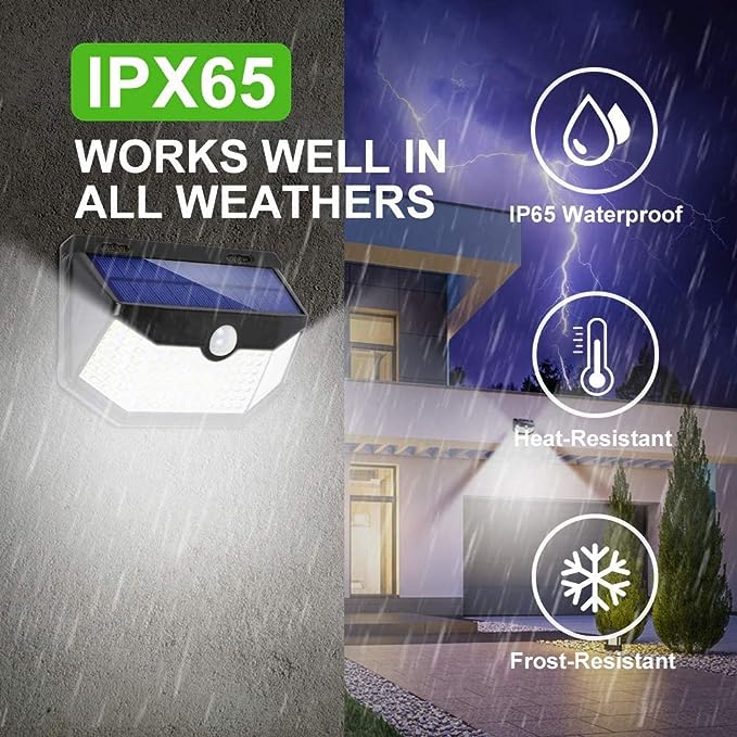 HMCITY Solar Lights Outdoor 120 LED - Image 3