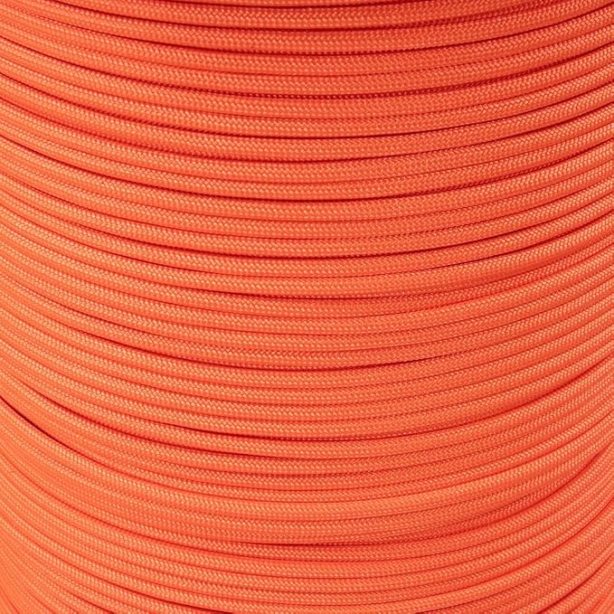 Paracord Planet Solid Color 550lb Paracord – 7 Strand Type III Nylon Cord by ParacordPlanet