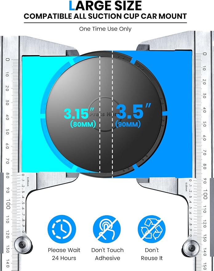 eSamcore Dashboard Pad Mounting Disk - Image 5