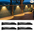 Brightown 4 Pack Solar Lights Outdoor Waterproof, Color Changing Solar Fence by Brightown