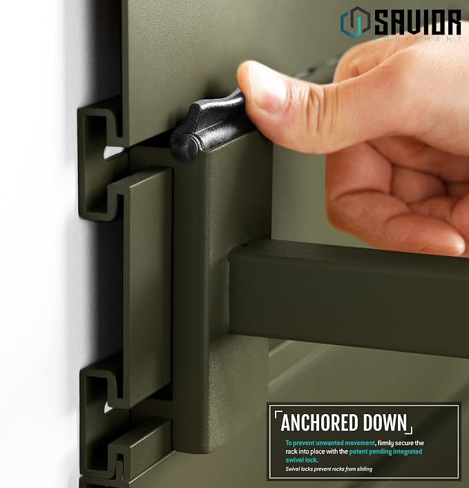 Savior Equipment Wall Rack System Tactical Vest Attachment Gear Wall Mount - Image 3