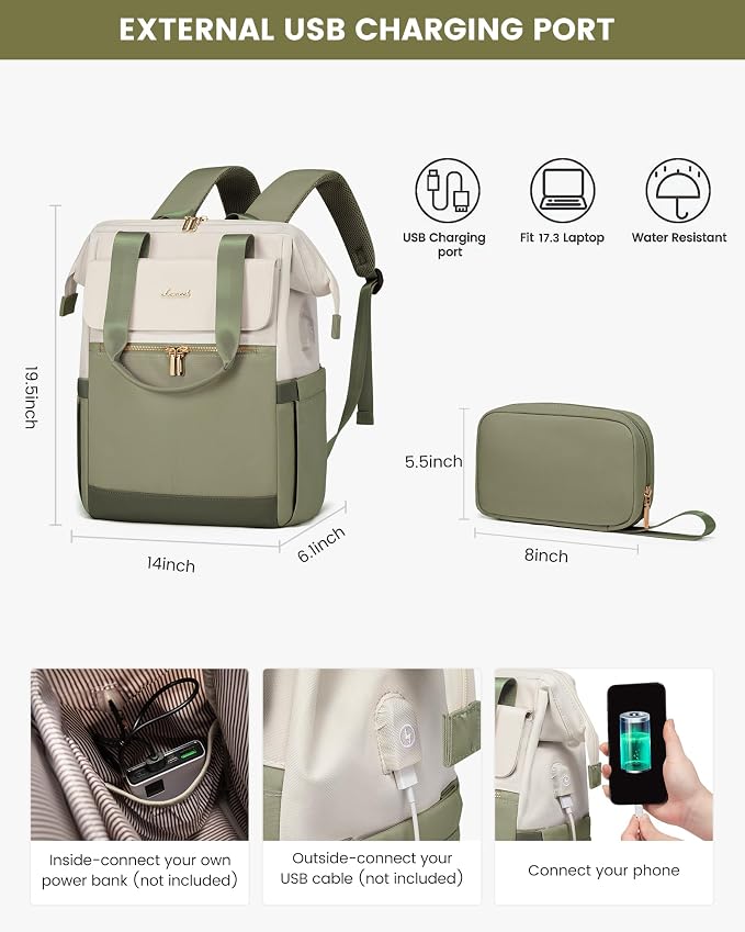 LOVEVOOK 17.3 Inch Laptop Backpack - Image 5