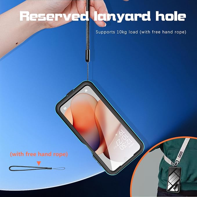 DINGXIN Waterproof Case for Samsung Galaxy A17 5G IP68 Certified Dustproof - Image 8