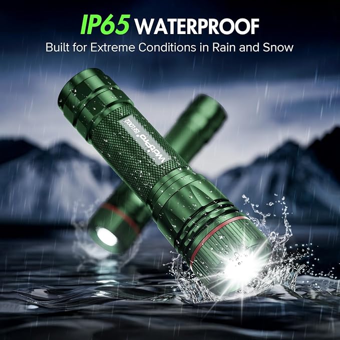 WdtPro Rechargeable Flashlights High Lumens, 2 Pack 10H Long Lasting Super - Image 6