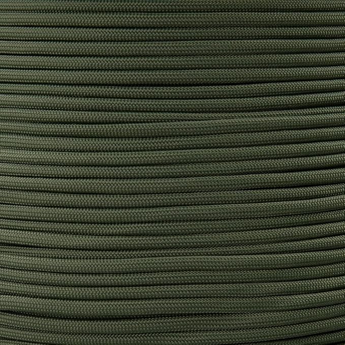 Paracord Planet Solid Color 550lb Paracord – 7 Strand Type III Nylon Cord by ParacordPlanet