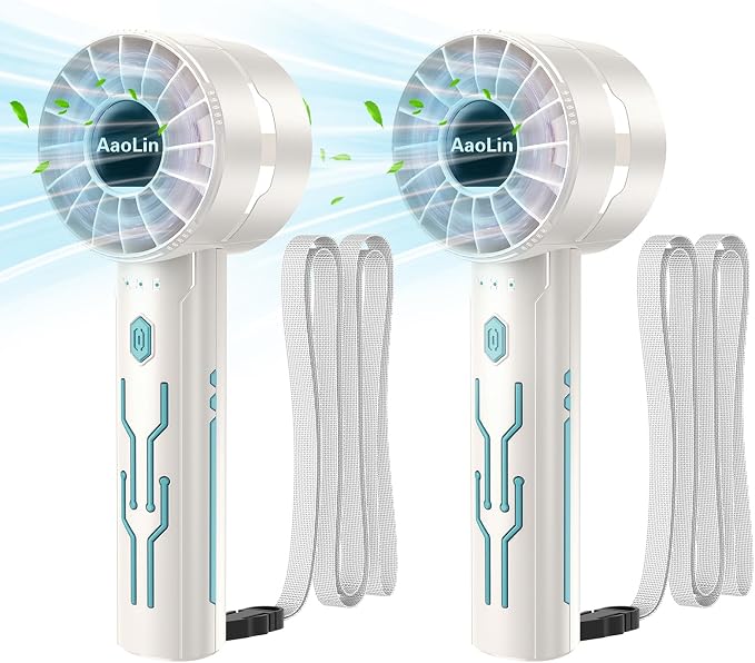 AaoLin 2pcs Portable Handheld Turbo Fan by AaoLin