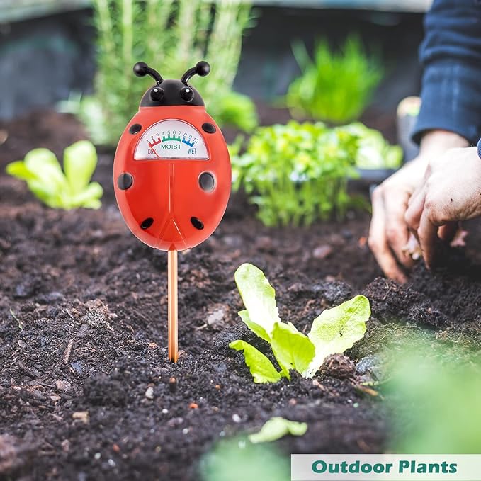 Tennedriv Green Soil Moisture Meter for House Plants, Plant Water Meter,Plant Moisture Meter for House Plants and Outdoor Plants, No Batteries Required