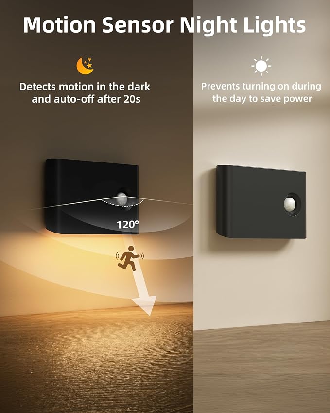 EZVALO 6 Pack Motion Sensor Night Lights - Image 4