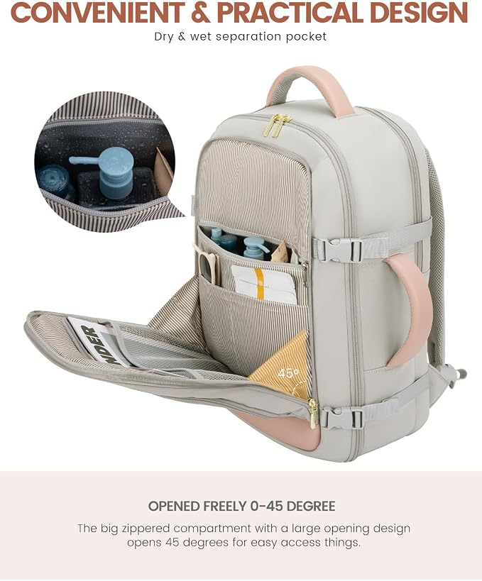 LOVEVOOK Carry On Travel Backpack - Image 8