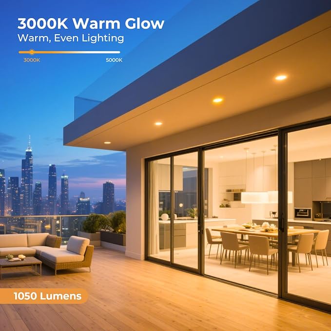 GvvooHome PAR38 Outdoor Flood Light Bulbs, LED Flood Light Bulb Warm White 3000K - Image 3
