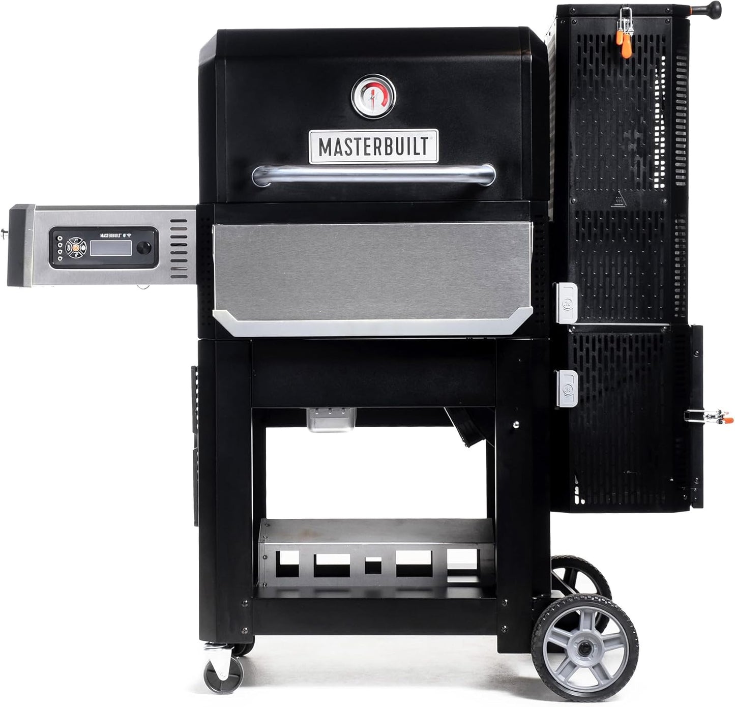 Masterbuilt® Gravity Series® 800 Digital Charcoal Grill, Griddle and Smoker with Digital Control, App Connectivity and 800 Cooking Square Inches in Black, Model MB20040221