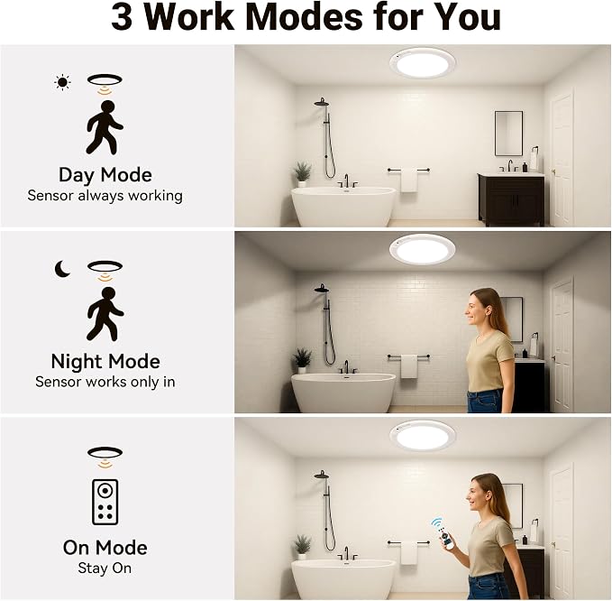 Rechargeable Ceiling Light No Wiring - Image 9