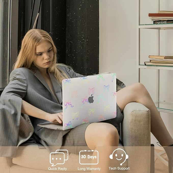 Hard Case for New MacBook Air 13 inch M2 M3 M4 2022 2024 2025 Release, 13.6" - Image 6