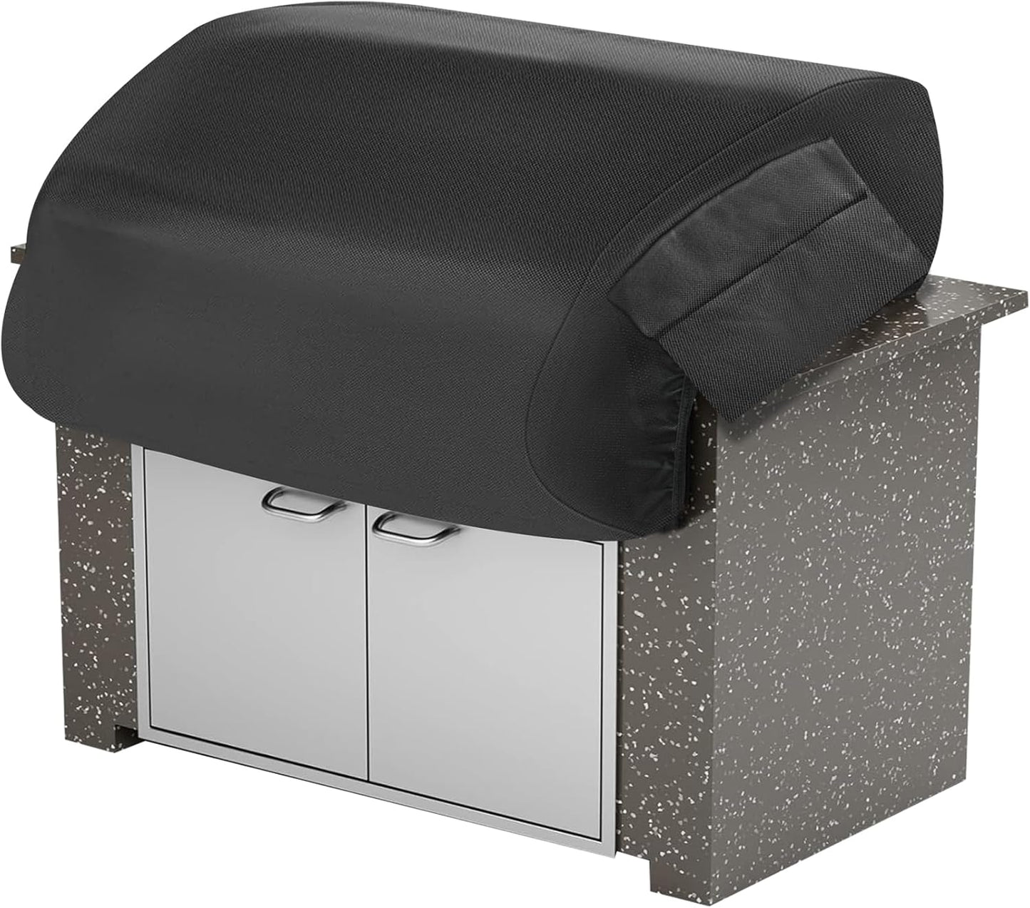 Built-in Grill Cover for Blaze 40 Inch 5-Burner Gas Grill, Heavy Duty Wateproof Island BBQ GrillTop Cover, Outdoor Kitchen Grill Head Cover