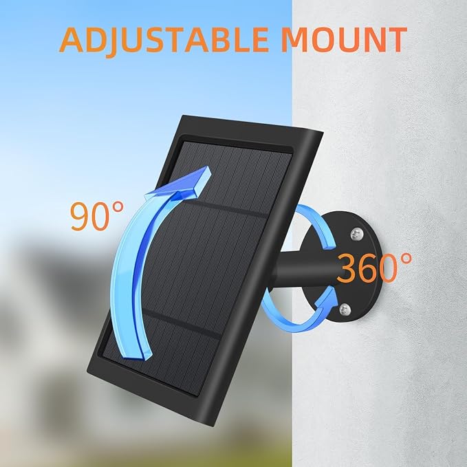 USB-C to Ring Barrel Plug 7Pack 4W Solar Charger - Image 6