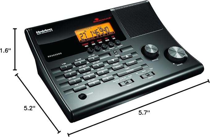 Uniden BC365CRS 500 Channel Scanner and Alarm Clock, FM Radio, Weather Alerts - Image 8