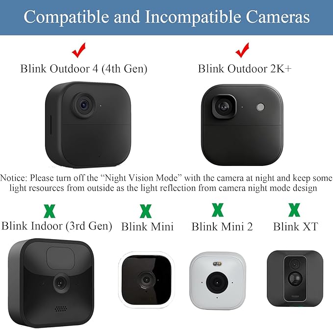 Window Mount Compatible with Blink Outdoor 4 Camera Blink Outdoor 2K+, Secured - Image 2