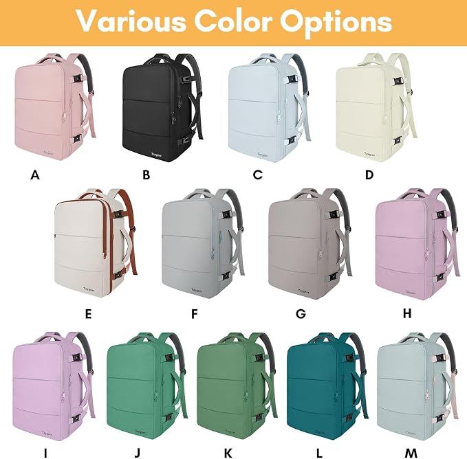 Taygeer Travel Backpack for College Woman, Lightweight Backpack for 15.6 inch - Image 3