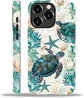 for iPhone 11 Pro Max Case, HH2 Ocean Sea Turtle Nautical Map Hybrid 2 Layer by Unknown