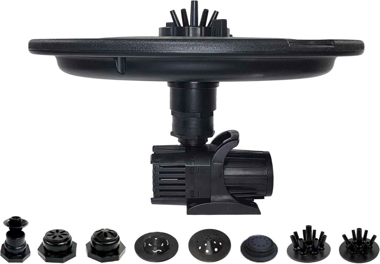 HALF OFF PONDS Floating Fountain – 3/4 HP Pond Aerator, 100' Cord – 8,000 GPH Water Pump – 11 Spray Patterns – for Ponds, Lakes & Water Gardens