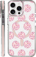 Case for iPhone 15 Pro Max, Disco Balls Pink Phone Case Design，for Women Girls by Toulas