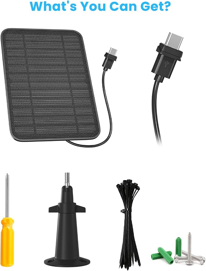 5W Solar Panel Compatible with Blink Outdoor 4/2K+ Camera, Solar Panel Charger - Image 8
