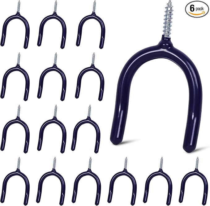 16 Pack Garage Storage System Steel U Hooks by LianRippleLian