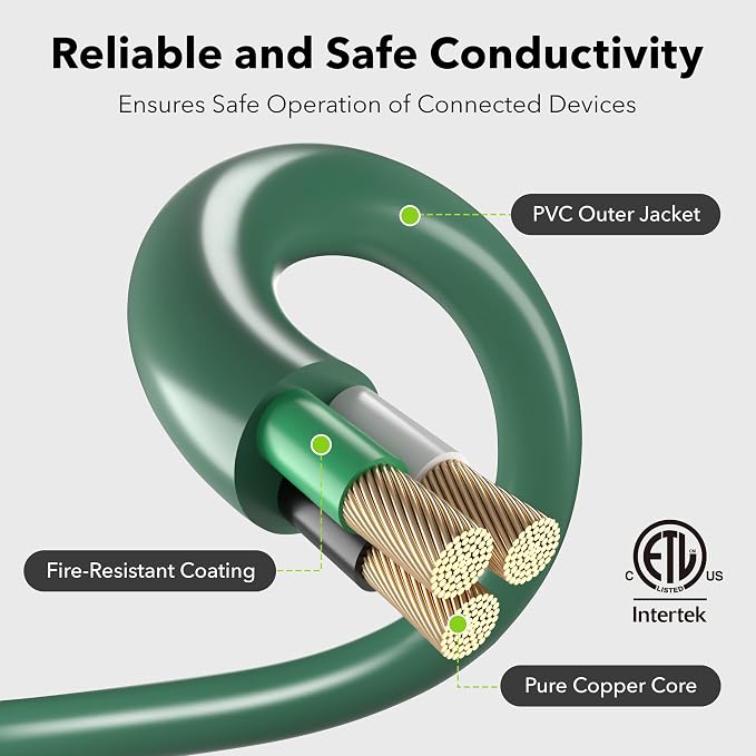 BN-LINK 25Ft Outdoor Extension Cord - Image 3
