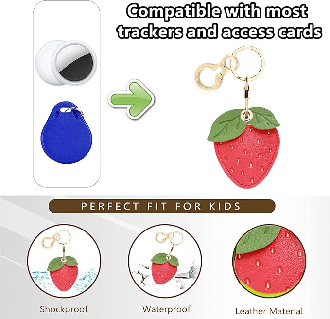 Leather Keychain Holder Case Compatible - Image 3