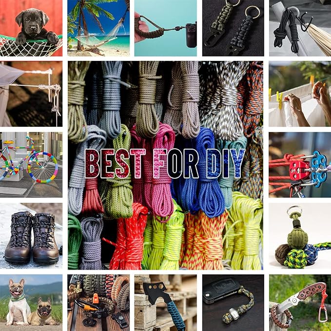 HERCULES Type III Paracord 550 Paracord Rope Parachute Cord, Survival Cord - Image 5