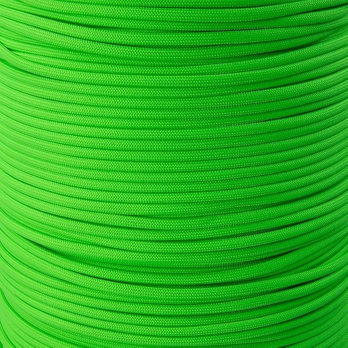 Paracord Planet Solid Color 550lb Paracord – 7 Strand Type III Nylon Cord by ParacordPlanet