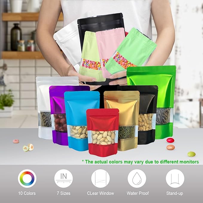 7.1"x10.2" 1 Quart 120pcs Mylar Bags - Image 6