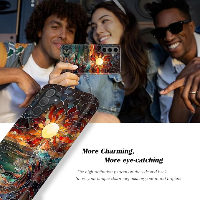Compatible for Samsung Galaxy A36 5G Case, Dual Layer Heavy Duty 2 in 1 - Image 4