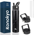 Konokyo Insulated Water Bottle 24oz Stainless Steel Sport Bottles by Konokyo